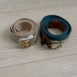 3/$10 Beige and Teal Belt Bundle